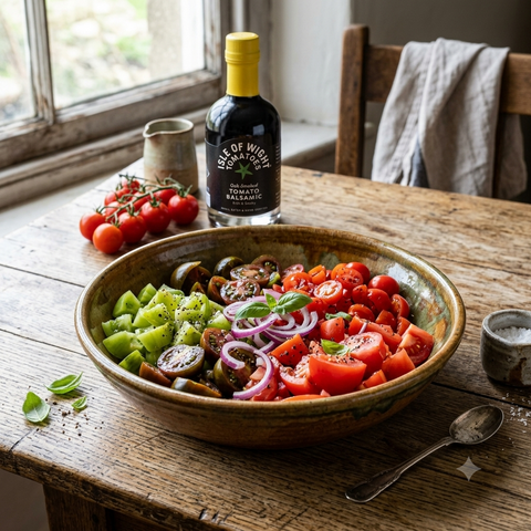 Rainbow Tomato Salad - IOWT Overload