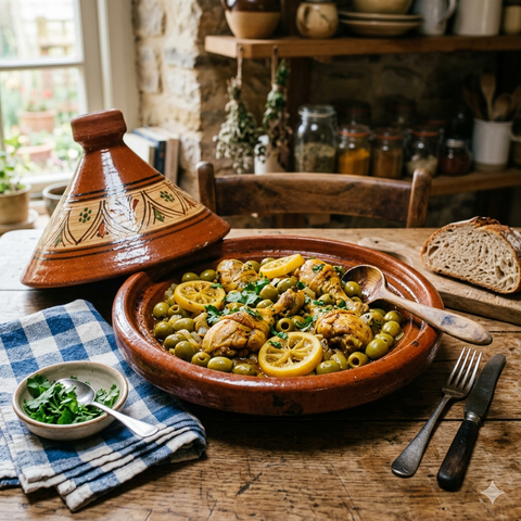 Chicken Lemon & Olive Tagine
