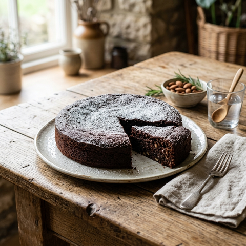 Chocolate Almond Cake GF