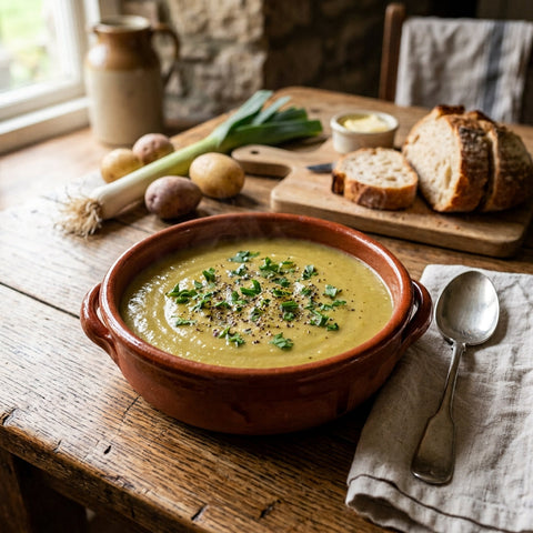 Leek Potato & Bacon Soup - By Tracey