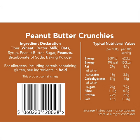 Biscuits - Peanut Butter Crunchies
