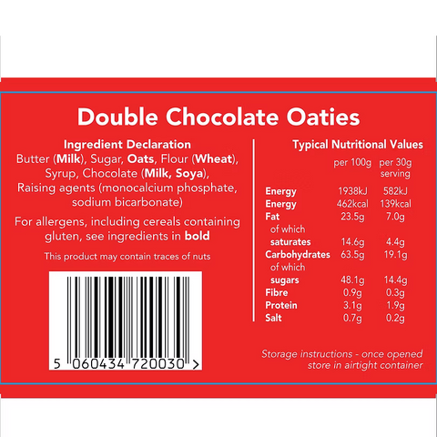 Biscuits - Double Chocolate Oaties