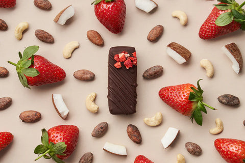 Strawberry chocolate Mousse Bar