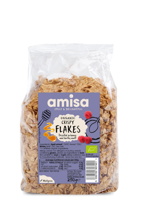 Crispy Toasted Spelt Flakes