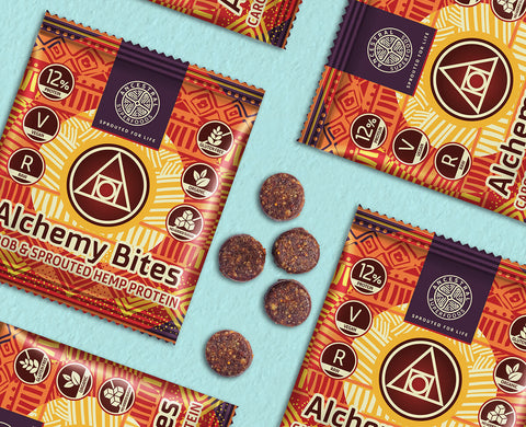Carob & Sprouted Hemp Bites
