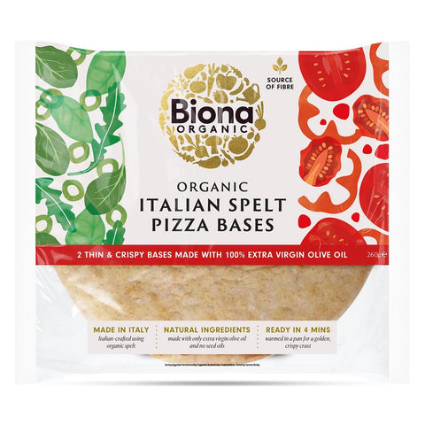 Spelt Pizza Bases