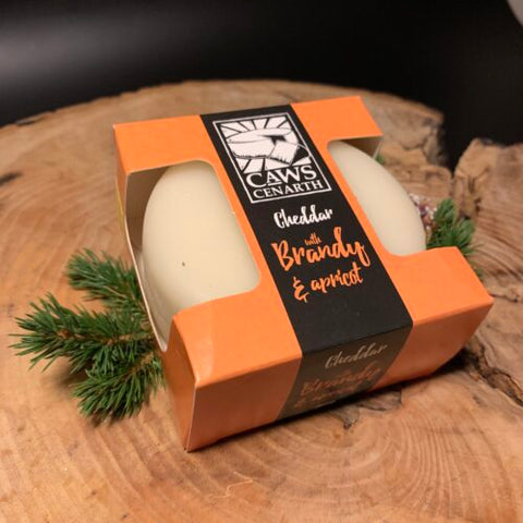 Caws Cenarth Mature Cheddar With Brandy & Apricot