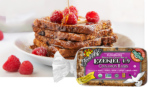 Cinnamon Raisin Sprouted Wholegrain Bread