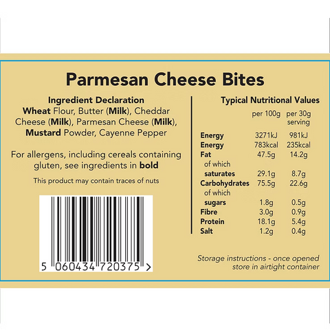 Savoury Biscuits - Parmesan Cheese Bites