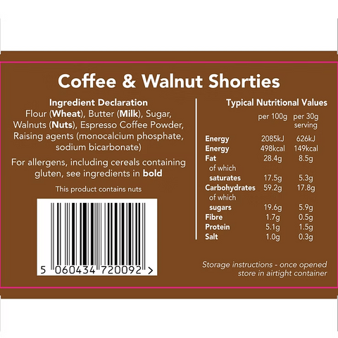 Biscuits - Coffee & Walnut Shorties