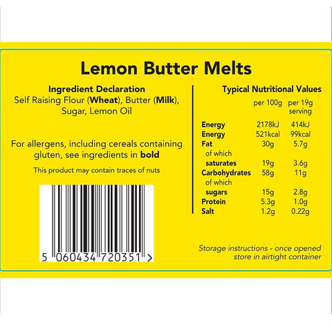 Biscuits - Lemon Butter Melts