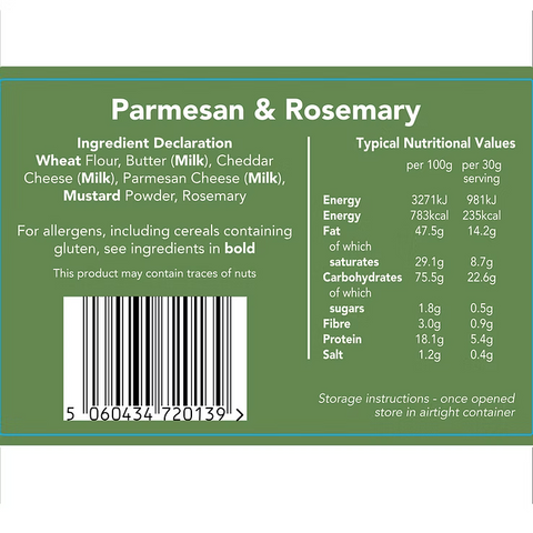 Savoury Biscuits - Parmesan & Rosemary
